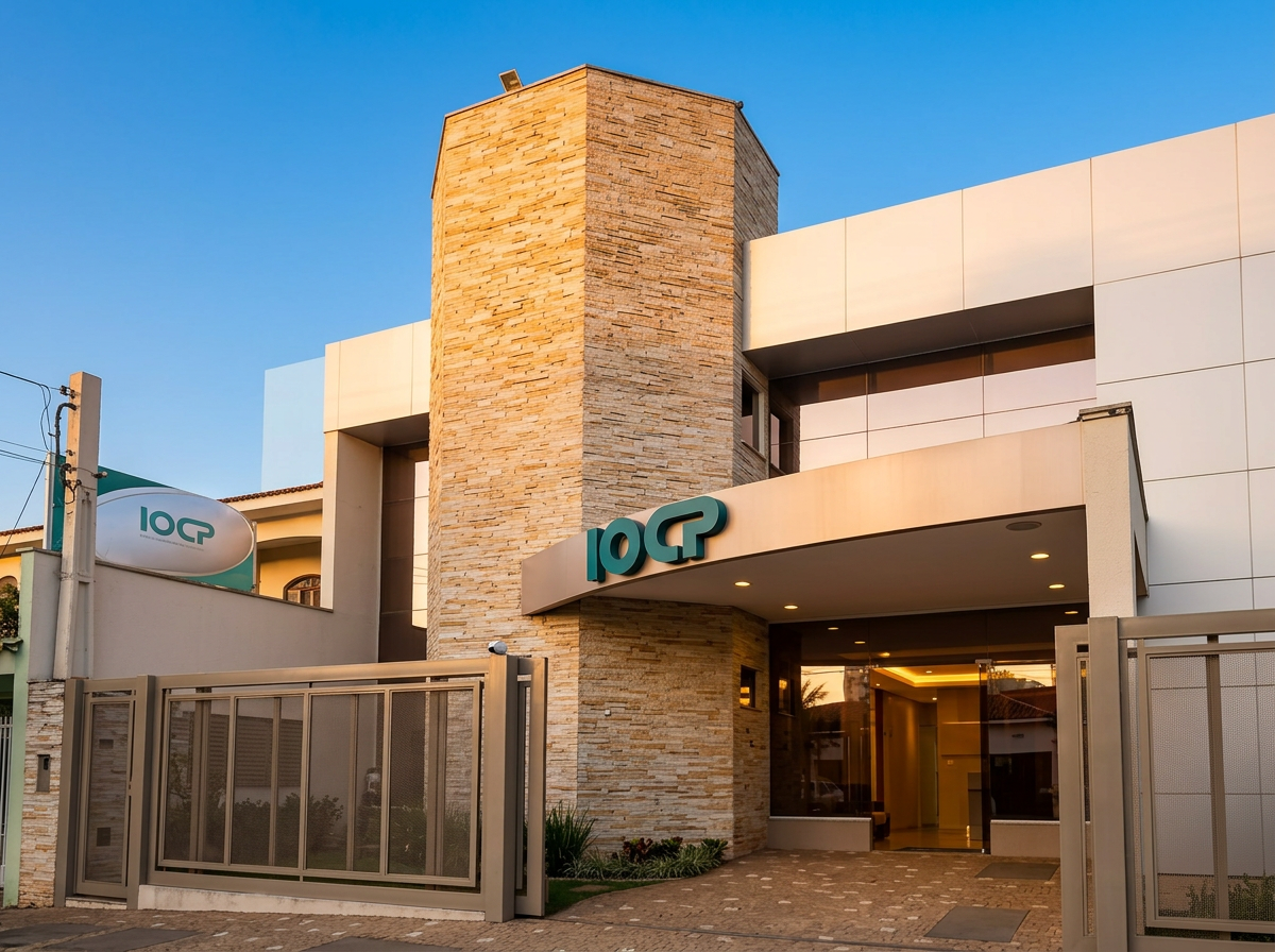 Fachada do IOCP em Bauru/SP